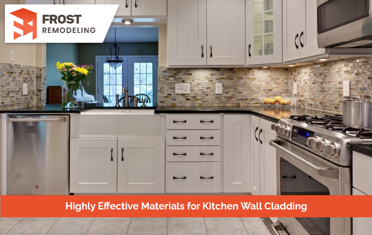 wall cladding in a modern kitchen